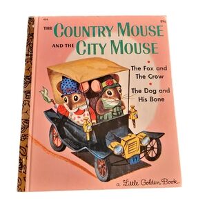1960s The Country Mouse and the City Mouse Book - Children's Books